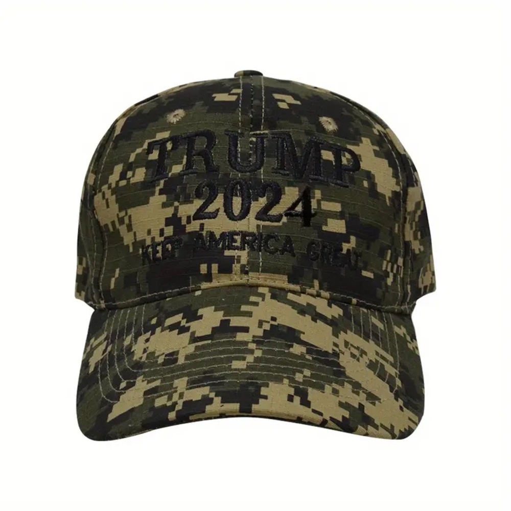 🇺🇸”Trump 2024 Keep America Great” Adjustable Unisex Camouflage Cap! - Picture 4 of 5